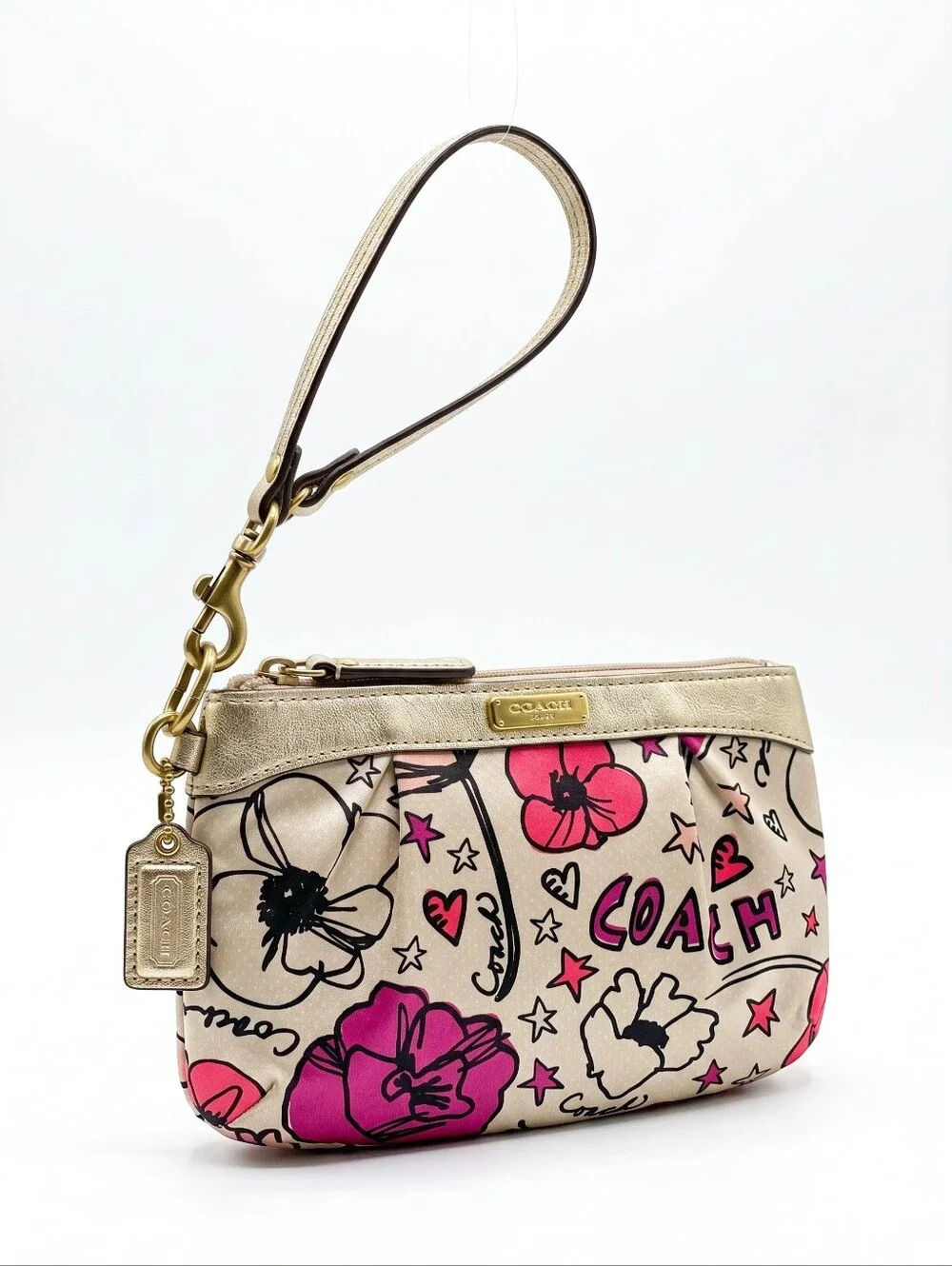Coach compact wristlet